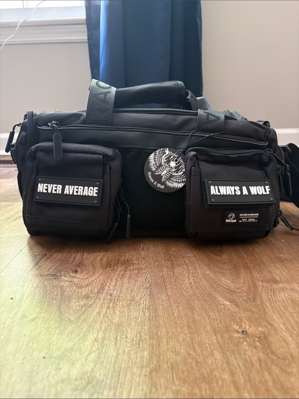 NWT Wolfpak Mini 20L Black Duffel Bag